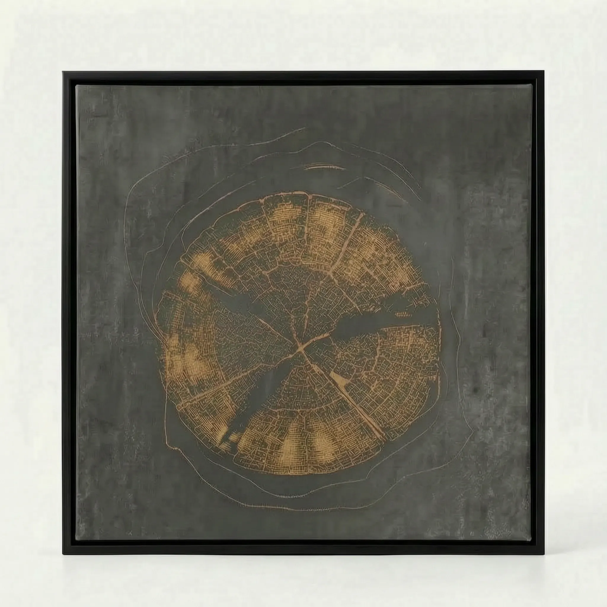 Arborium - Abstract Tree Ring Wall Art Interior Decoration