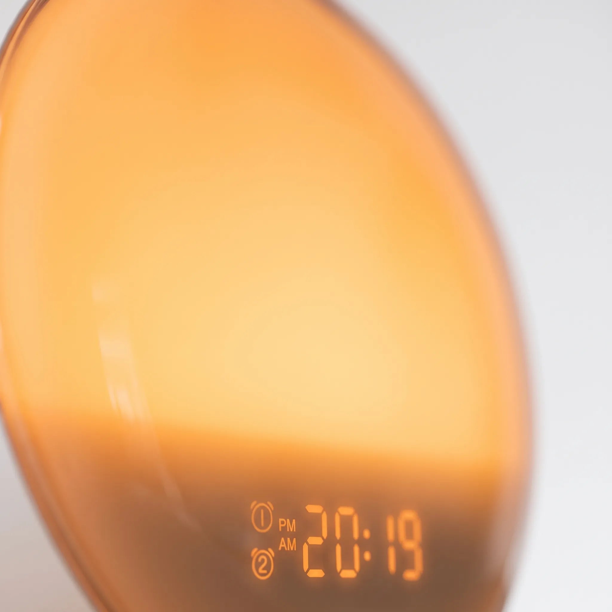 DawnGlow - Round Digital Sunrise Alarm Clock Gradual Morning Waking