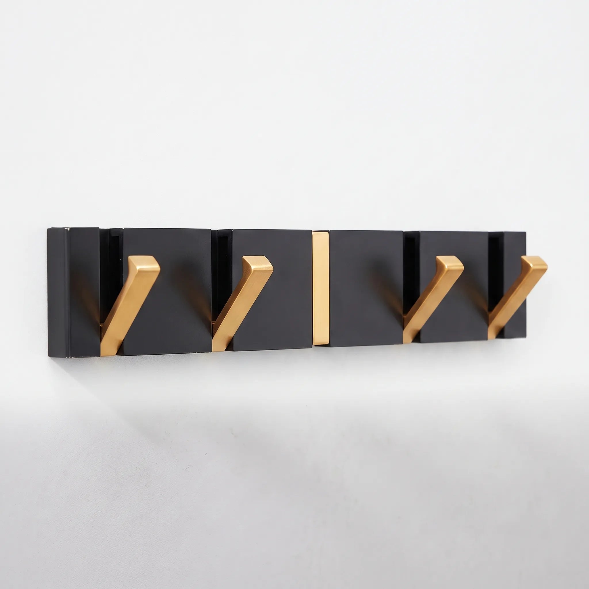 Foldix - Modern Folding Wall-Mounted Coat Hook Rail Hanging Winter Coats