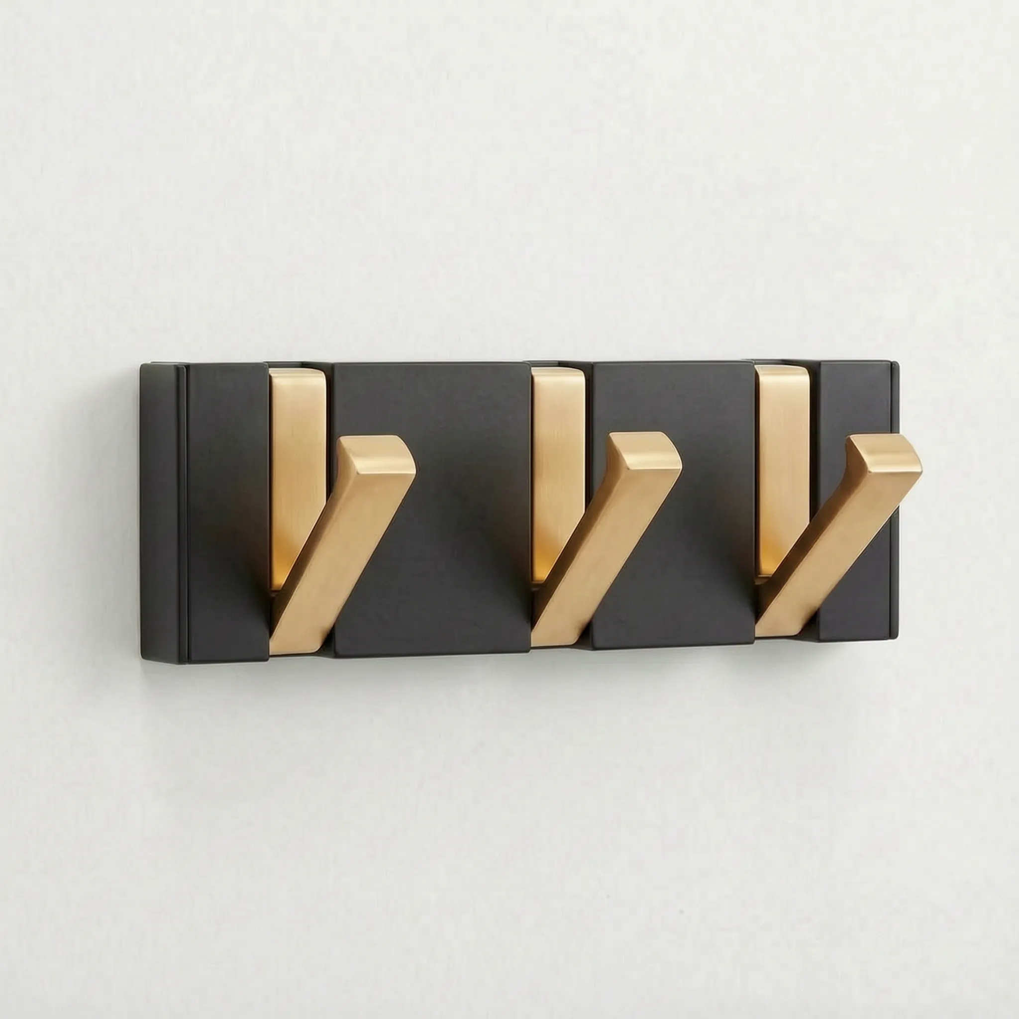 Foldix - Modern Folding Wall-Mounted Coat Hook Rail Hanging Winter Coats