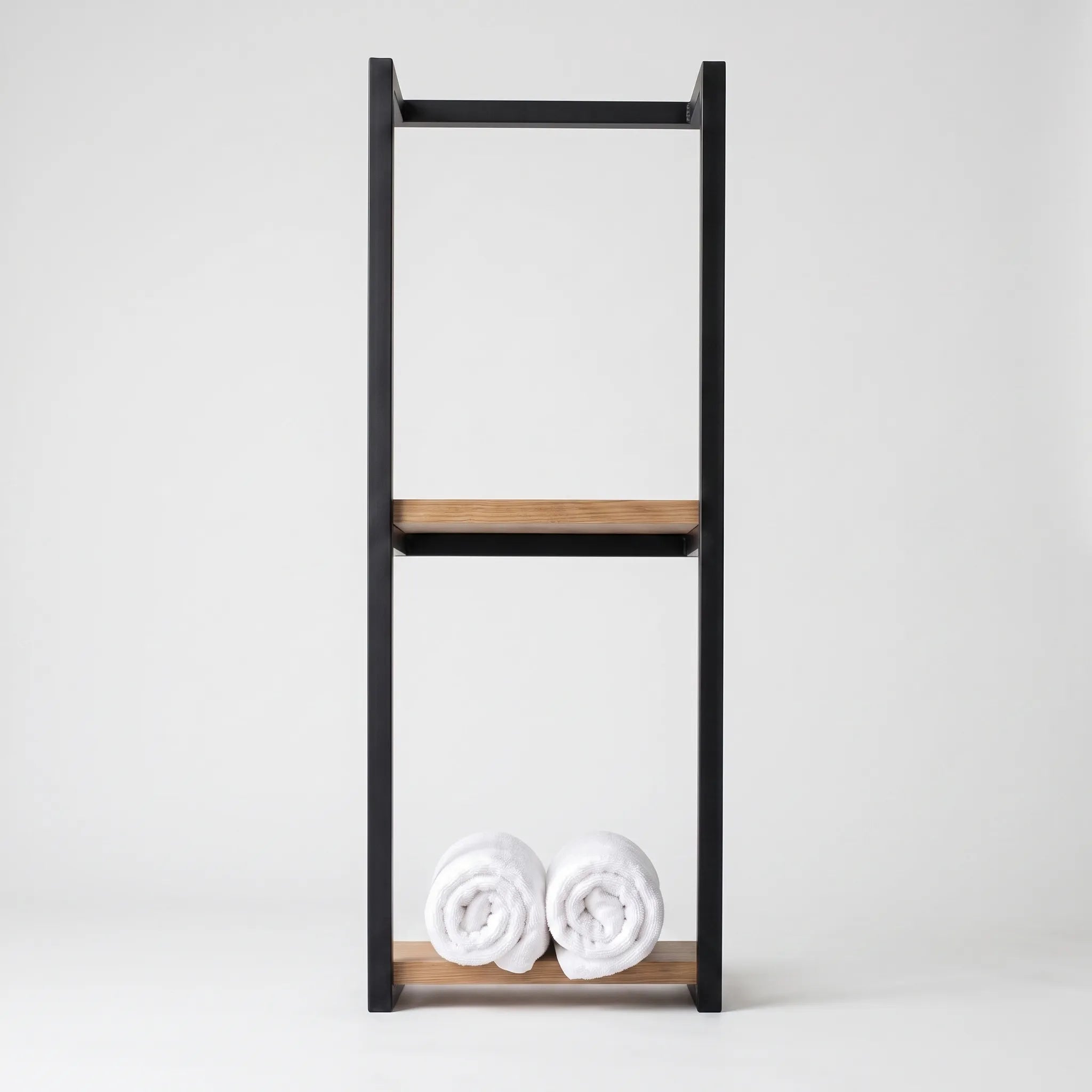 Vertira - Wall-Mounted Vertical Bathroom Towel Rack Organising Bath Textiles